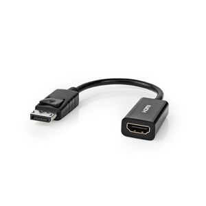Nedis DisplayPort-Kabel | DisplayPort Male | HDMI Output | 0.2 m | 50 stuks - CCGT37150BK02 CCGT37150BK02