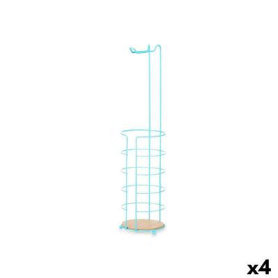 Toiletrolhouder Berilo Blauw 16,5 x 63,5 x 16,5 cm (4 Stuks)