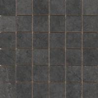 Statale Black mozaiek 5x5 op net van 30x30