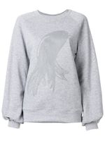 Ioana Ciolacu oversized printed sweatshirt - Gris - thumbnail