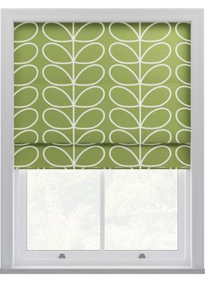 Orla Kiely - Vouwgordijnen - Jumbo Linear Stem Krijtachtig Groen