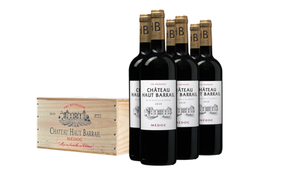 Château Haut Barrail Cru Bourgeois in wijnkist
