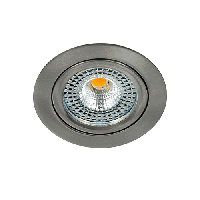Bella Ondiepe LED spot kantelbaar 5Watt rond NIKKEL dimbaar - interne driver