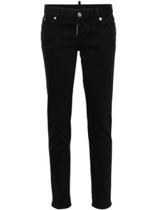 DSQUARED2 jean slim à coupe courte - Noir