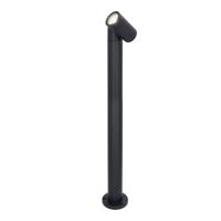 Amy LED sokkellamp - 60cm - 5 Watt 400 lumen - Kantelbaar - IP65 waterdicht - 6000K daglicht wit - Buitenlamp - Padverlichting - Zwart