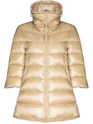 Herno veste Cleofe à manches crop - Tons neutres