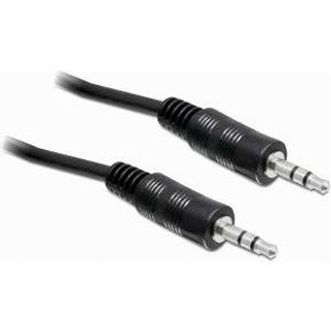 Delock 84001 Kabel Audio DC-aansluiting 3,5 mm male / male 2,5 m