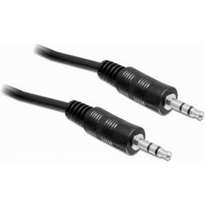 Delock 84001 Kabel Audio DC-aansluiting 3,5 mm male / male 2,5 m
