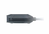 Aten 2-poorts USB DisplayPort-kabel KVM-switch met externe poortselectieschakelaar - thumbnail