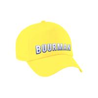 Buurman en buurman verkleed petje - geel - voor kinderen - verkleedaccessoire