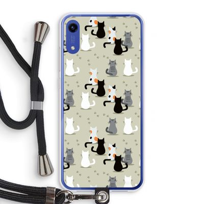 Katten: Honor Play 8A Transparant Hoesje met koord