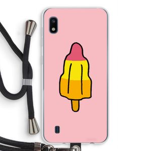 Raketijsje: Samsung Galaxy A10 Transparant Hoesje met koord