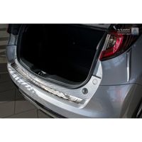 RVS Bumper beschermer passend voor Honda Civic IX 5-deurs Facelift 2015- 'Ribs' AV235129 - thumbnail