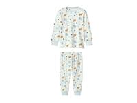 lupilu Pluchen kinder pyjama (Wit, 98/104)