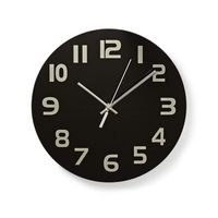 Nedis Wandklok | 300 mm | Glas | Zwart | 1 stuks - CLWA006GL30BK CLWA006GL30BK