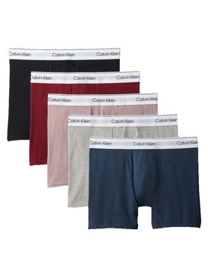 Calvin Klein - 5p Boxer Briefs - Cotton Stretch - PT6, Maat:S