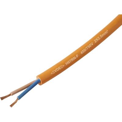 TRU COMPONENTS TC-13536988 Rubberkabel H07RN-F 2 x 2.5 mm² Oranje per meter