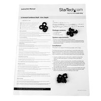 StarTech.com Ventilerend 1U schap voor server rack 16" / 40,6 cm diep - thumbnail