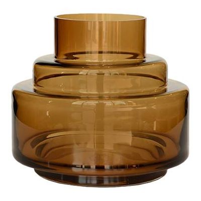 Vase The World Chari Vaas Ø 33 cm - Cognac