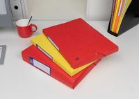 Elba elastobox Oxford Top File+ rug van 6 cm, rood - thumbnail
