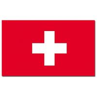 Gevelvlag/vlaggenmast vlag Zwitserland 90 x 150 cm   -