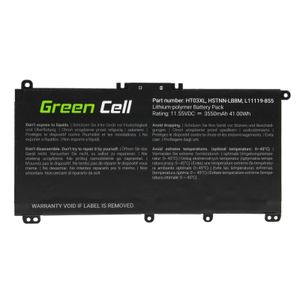 Groene cel batterij - HP 255 G7, 348 G5, 15, Pavilion 14 - 3550mAh
