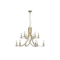 Searchlight KroonluchterAscona 12-lichts - 41612-12SB