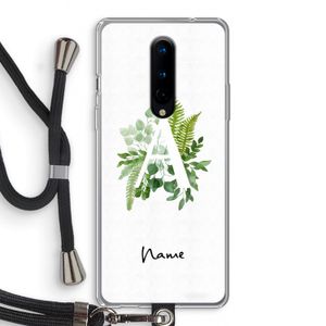 Green Brush: OnePlus 8 Transparant Hoesje met koord