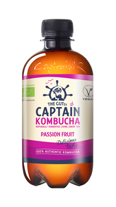 Captain Kombucha Passion Fruit (12 x 400 ml)