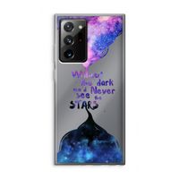 Stars quote: Samsung Galaxy Note 20 Ultra / Note 20 Ultra 5G Transparant Hoesje