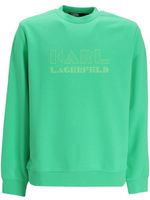 Karl Lagerfeld sweat en coton à logo imprimé - Vert