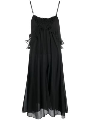 ISABEL MARANT robe Teza en soie - Noir