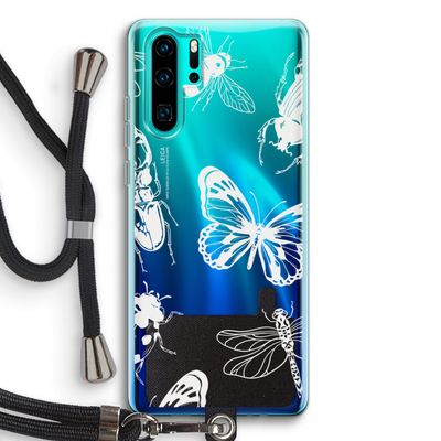 Tiny Bugs: Huawei P30 Pro Transparant Hoesje met koord