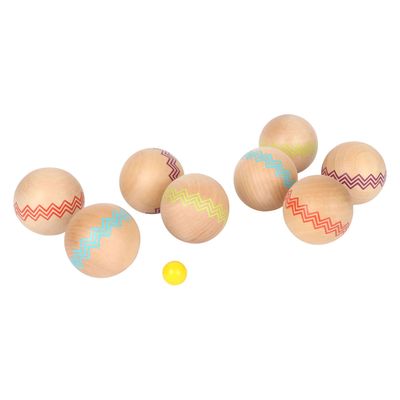 Small Foot - houten jeu de boules, 9dlg.