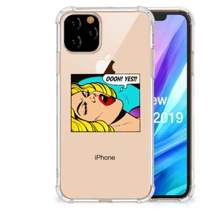 Apple iPhone 11 Pro Anti Shock Bumper Case Popart Oh Yes