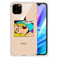 Apple iPhone 11 Pro Anti Shock Bumper Case Popart Oh Yes - thumbnail