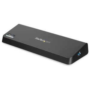 StarTech.com Universeel USB 3.0 4K laptop docking station met 4K DisplayPort USB snellaadpoort, USB