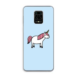 Eenhoorn: Xiaomi Redmi Note 9 Pro Transparant Hoesje