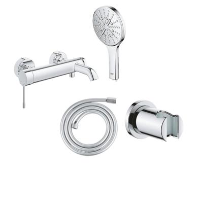 GROHE Essence Badset - badkraan - handdouche - handdouchehouder - doucheslang - chroom SW656558/SW471471/430172/SW862641