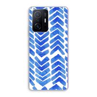 Blauwe pijlen: Xiaomi 11T Transparant Hoesje