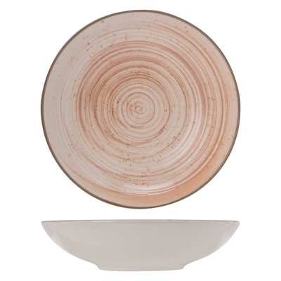 Cosy & Trendy Diepe Borden Sintra Terracotta ø 21 cm - 4 Stuks