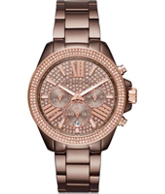 Horlogeband Michael Kors MK6411 Staal Bruin 20mm