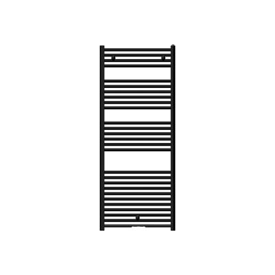 Handdoekradiator Van Marcke Basic 150/060 144.8x60 cm 743W Mat Zwart Van Marcke