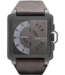 Horlogeband Diesel DZ1563 Leder Zwart 28mm