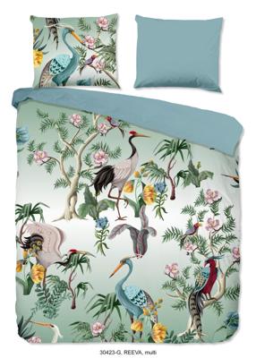 Good Morning Dekbedovertrek "kraanvogel" - Multi - (200x200/220 cm) - Katoen Good Morning Dekbedovertrek "kraanvogel" - Multi - (200x200/220 cm) - Katoen