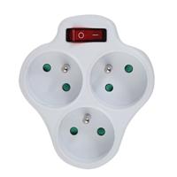 Esperanza ELK304W Elektrische verdeler 3 stopcontacten Wit