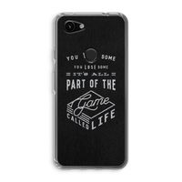 Life: Google Pixel 3a Transparant Hoesje