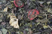 Aardbei Ananas
 -
 Groene thee
 en
 Witte thee