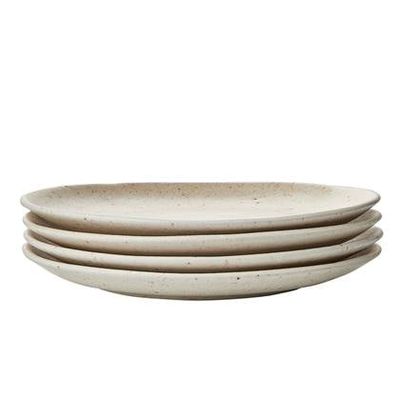 by fonQ Mixed Ceramics Dinerborden 4st. - Ø 26,5 cm - Crème by fonQ Mixed Ceramics Dinerborden 4st. - Ø 26,5 cm - Crème