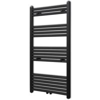 Radiator / handdoekenrek recht 600x1160 mm zwart - thumbnail